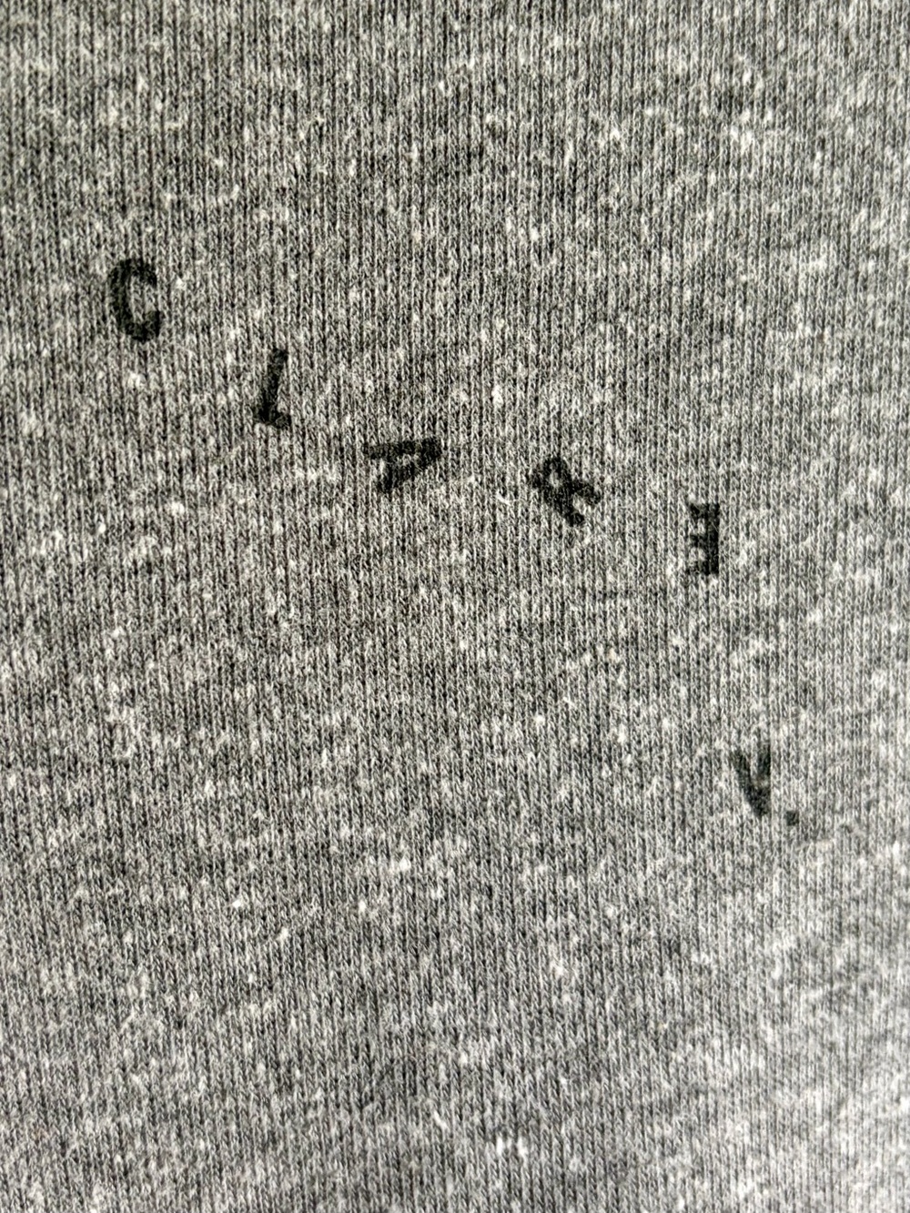 Clare V Gray + Black Graphic Crewneck Sweatshirt - Picture 5 of 13